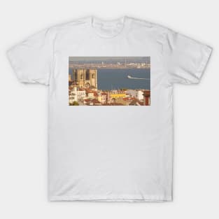 the city of light. Lisbon Cathedral. T-Shirt